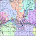 Binghamton Digital Vector Maps - Download Editable Illustrator & PDF ...