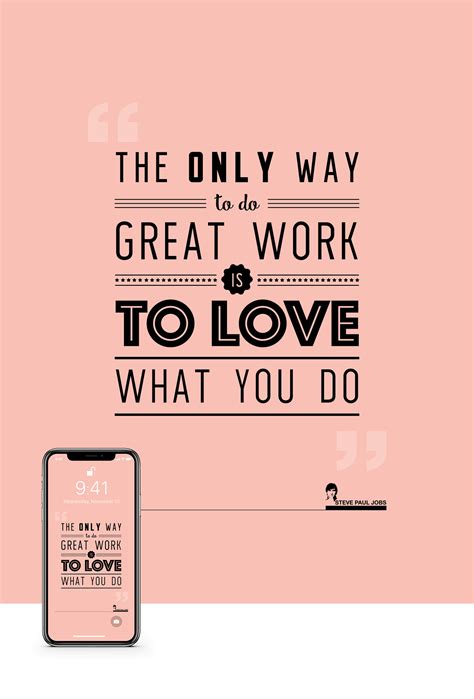 IPhone X Wallpaper - (Steve Jobs Quotes) Free Download on Behance