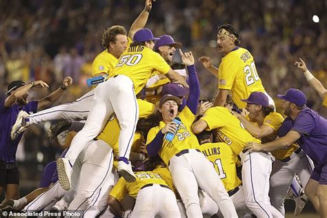 LSU baseball fan goes viral after hilarious snub by woman is caught on live tv as LSU wins CWS ...