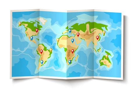 9,900+ Folded Map Vector Stock Illustrations, Royalty-Free Vector ...