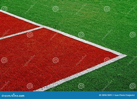 Synthetic sports field 14 stock image. Image of play - 28961809