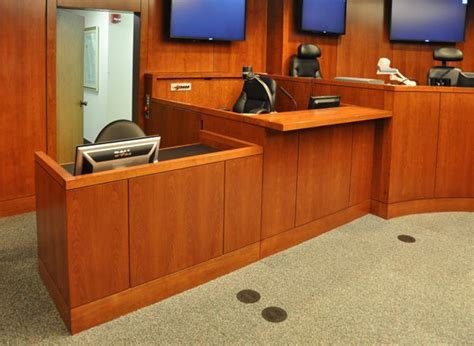 Witness Stand | Court Reporter Desk | Courrtroom Furniture Near Me