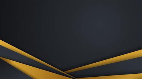 Premium Vector | Abstract black and gold luxury background for presentation background