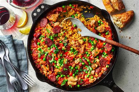 Skillet Chicken and Chorizo Paella | Food & Wine