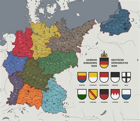 German kingdoms by Pshenkowski on DeviantArt | Карта мира, Картография, Альтернативная история