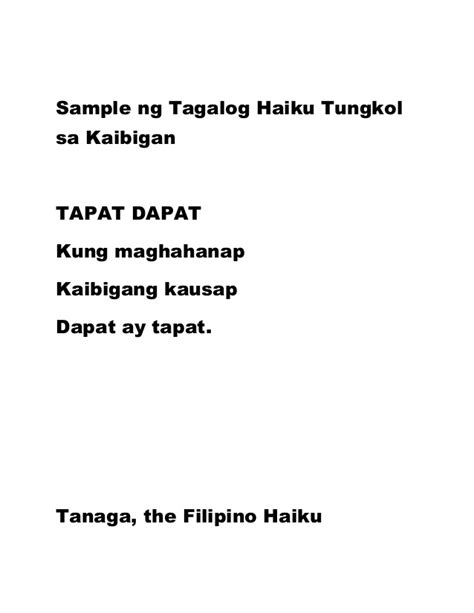 tanka tagalog - philippin news collections