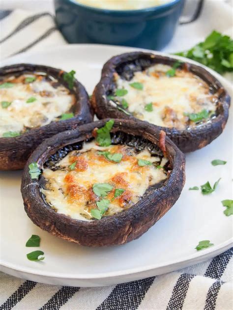 Baked portobello mushrooms - Caroline's Cooking