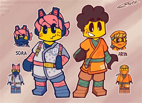 Sora and Arin's ninja suits designs by Cstuff on DeviantArt