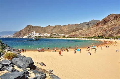 Beaches near Santa Cruz De Tenerife (Spain)