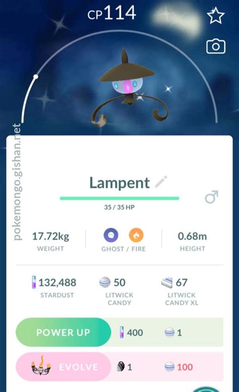 Lampent - Pokemon Go