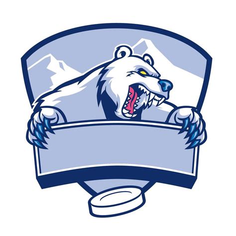 polar bear mascot logo 18914367 Vector Art at Vecteezy