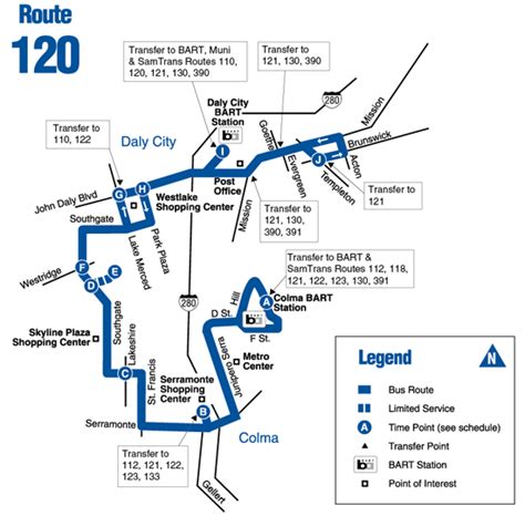 292 Bus Route Map