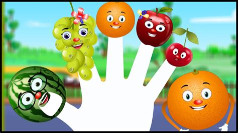 Fruits Finger Family | Finger Family Nursery Rhyme for Children - YouTube