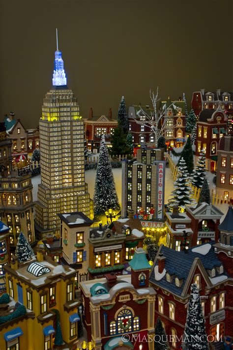 Photographing a Miniature Christmas City by Department 56 ~ Masqueman Photography and Design ...