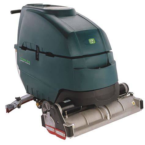 Walk Behind Floor Scrubber, Deck Style Cylindrical, 0.85 HP, 32 in ...