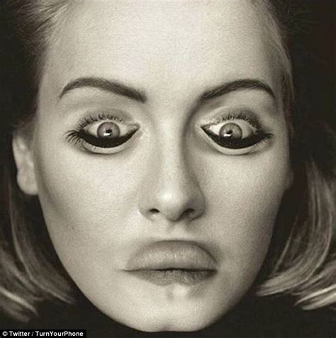 Bizarre upside-down image of Adele leaves the internet totally ...