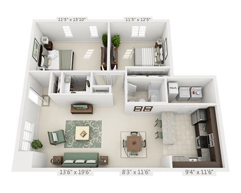 Apartment Floor Plans and Pricing for Arbor Park of Alexandria | Alexandria VA