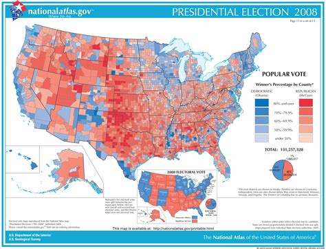 2008 Presidential Election Map