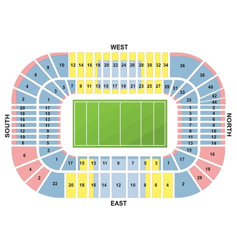 Murrayfield Stadium Seating Plan Map