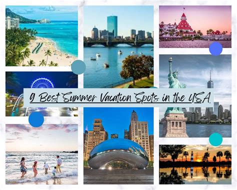 9 Best Summer Vacation Spots In The USA | Shoocal