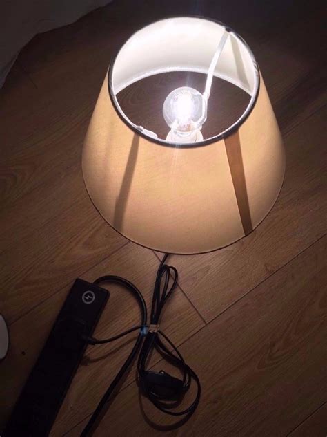 NEW homebase bedside lamp stand light with a white lampshade | in Kings Cross, London | Gumtree