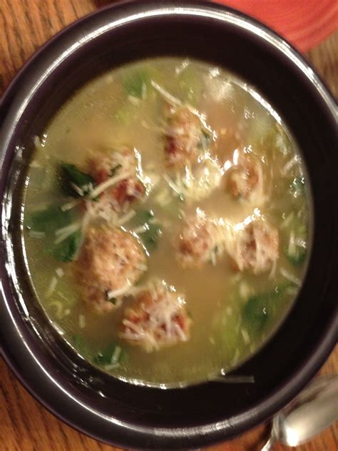 Barefoot Contessa's Italian Wedding Soup...homemade chicken meatballs yummmmm Wedding Soup ...