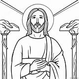 Jesus Heals Coloring Page 19812 15655 sketch template