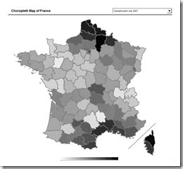 Choropleth Map Template France - Clearly and Simply