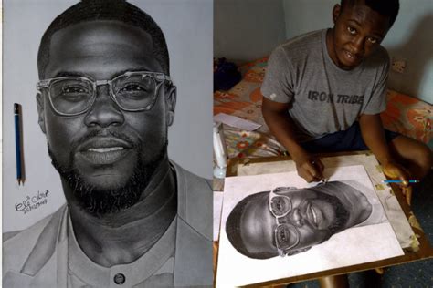 Kevin Hart Patronizes Nigerian Pencil Sketch Artist Who Drew Impressive ...