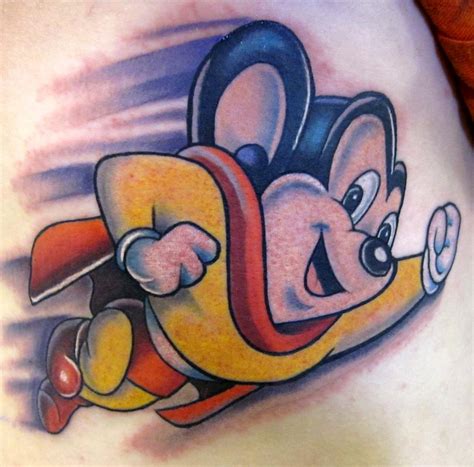 mighty mouse by Trent Edwards: TattooNOW