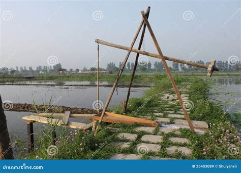 Shaduf stock image. Image of shadoof, irrigate, agriculture - 25403089