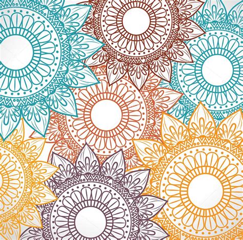 Bohemian background design Stock Vector Image by ©yupiramos #98675476