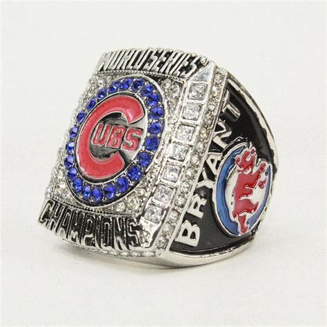 Chicago Cubs 2016 World Series Championship Replica Ring Size 12 ...