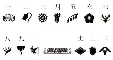 Bleach RP Photo: Division Symbols | Bleach tattoo, Bleach anime, Bleach ...