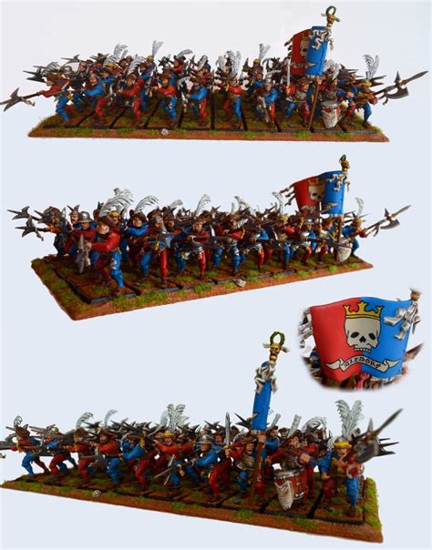CoolMiniOrNot - Empire state troops Altdorf halberdiers | Warhammer ...