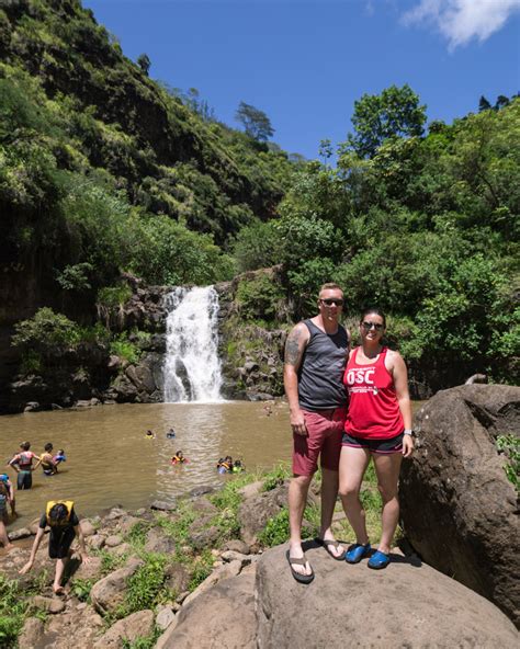 Visiting Waimea Falls - Waimea Valley on Oahu, Hawaii