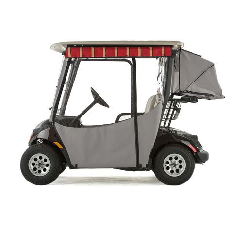 Yamaha Drive 2 Golf Cart PRO-TOURING Sunbrella Track Enclosure - Cadet Grey - Walmart.com ...