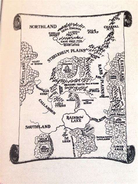 Herein lies the Sword Of Shannara, The Map of the Four Lands