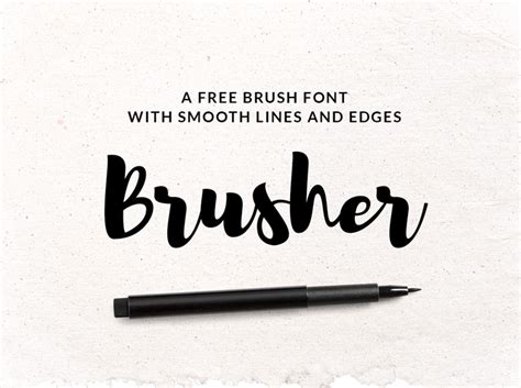 Brush font examples you should download for cool designs | LaptrinhX / News