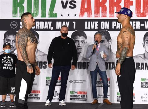 Photos: Andy Ruiz Jr. vs. Chris Arreola weigh-in