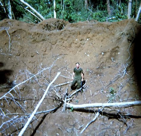 Snapshots from the Vietnam War: Bomb Crater from a Five-Hundred-Pounder