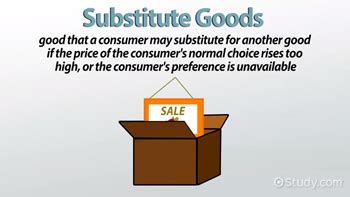 Substitute Goods in Economics | Definition & Examples - Lesson | Study.com