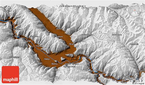 Satpura Range Map