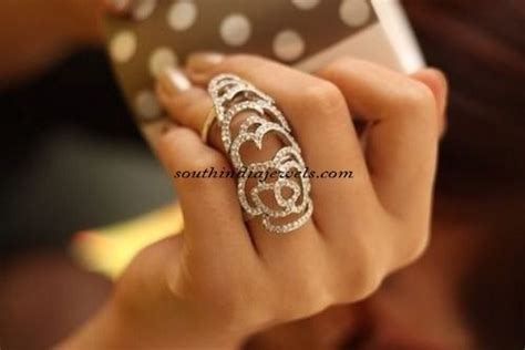 Double ring design - South India Jewels