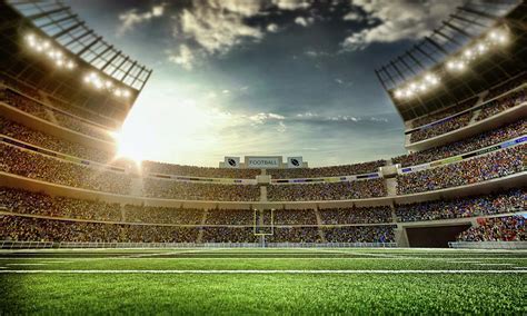 American Football Stadium by Dmytro Aksonov