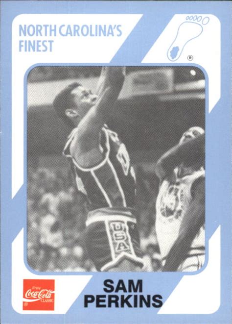 1989-90 North Carolina Collegiate Collection #73 Sam Perkins - NM-MT