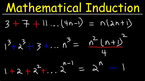 Mathematical Induction Practice Problems - YouTube