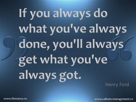 If We Do What We Ve Always Done - WHATDOSI