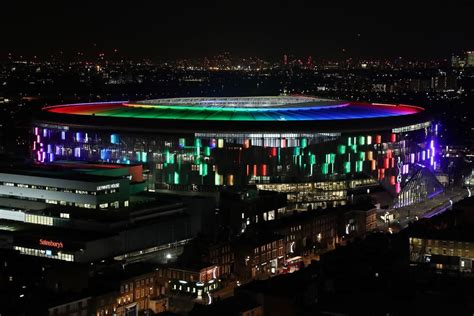 Tottenham Hotspur Stadium Night / White Hart Lane Stadium 5765 In London - April 3, 2019, 12:46 ...