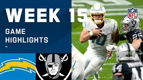 Chargers vs. Raiders Week 15 Highlights | NFL 2020 - YouTube